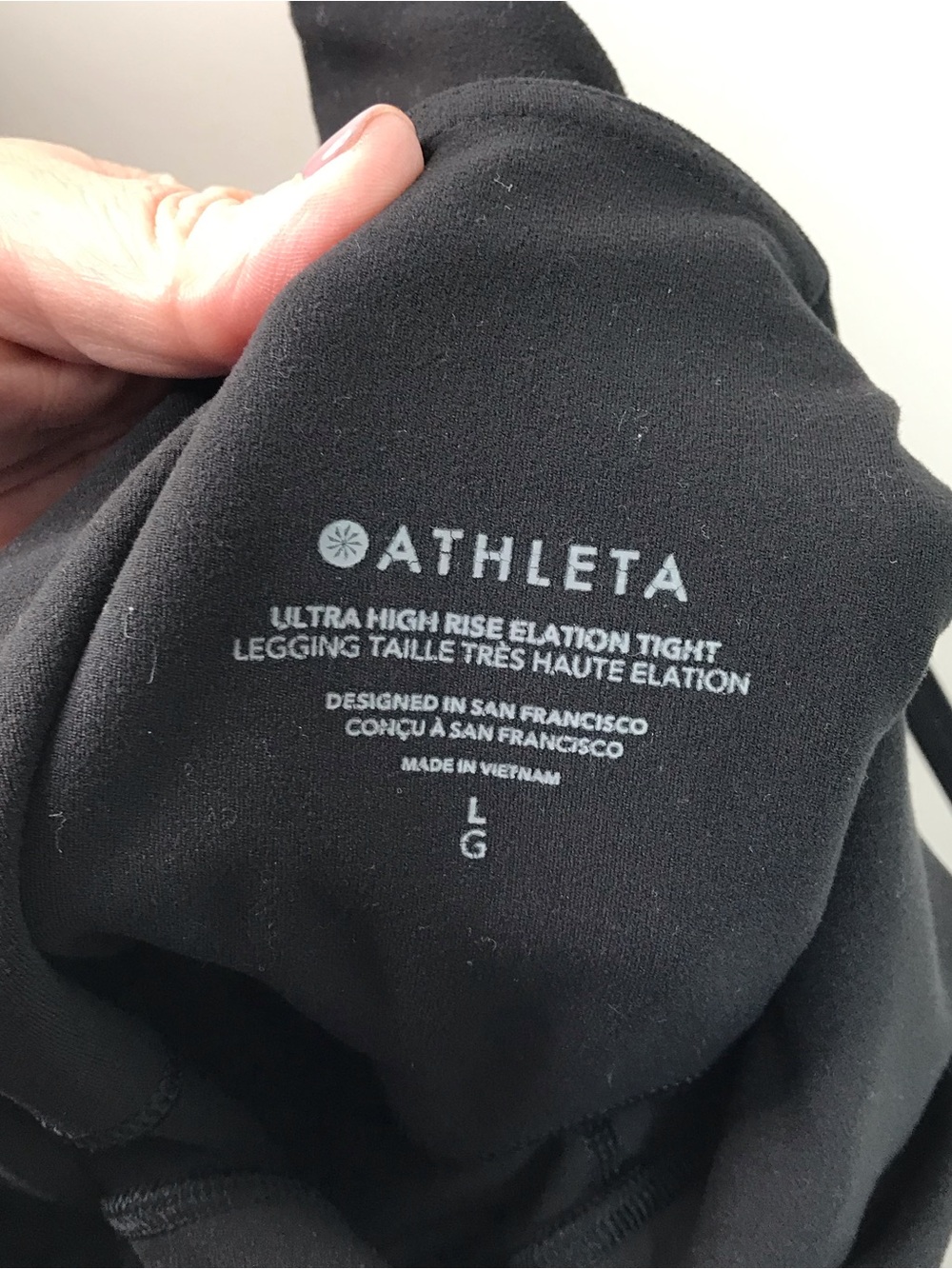 Athleta Ultra High-Rise Elation Tights Sz Large - Picture 4 of 5